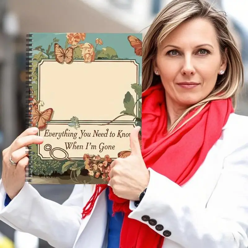 End Of Life Planner Organizer After Death Planning Notebook With Binding Design Brings Together Key Data And Documents Funeral