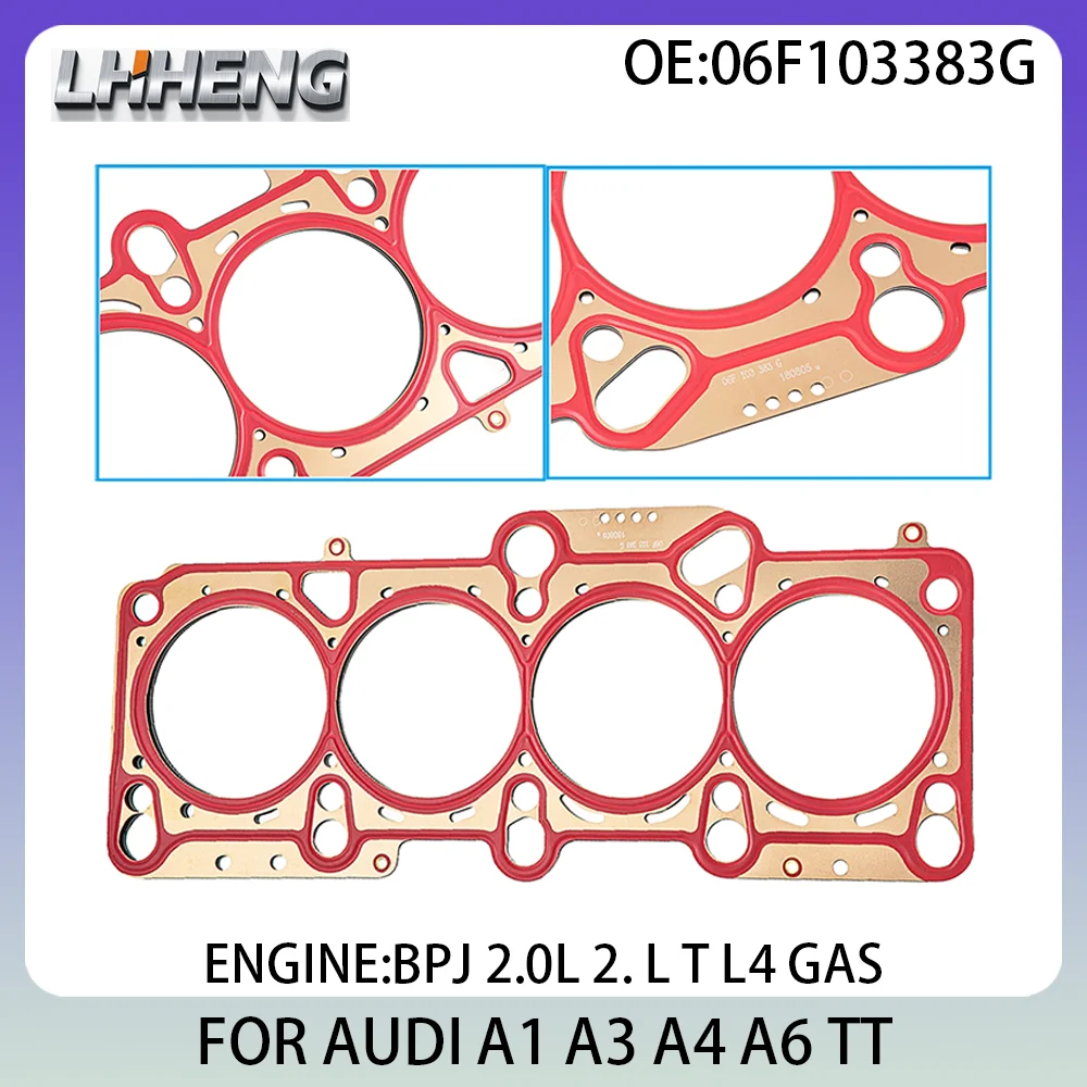 

Cylinder Head Gasket For AUDI A1 A3 A4 A6 TT 2.0L 2.0 L T L4 GAS 06D103383Q 06F103383G 06F103383J CDLH AXX BWA CAWB CCZA 04-14