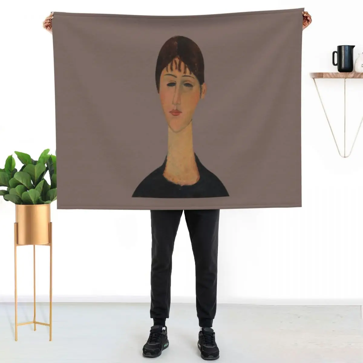 

Amedeo Modigliani - Portraits Throw Blanket Anti Shedding Soft Fuzzy Blanket for Home