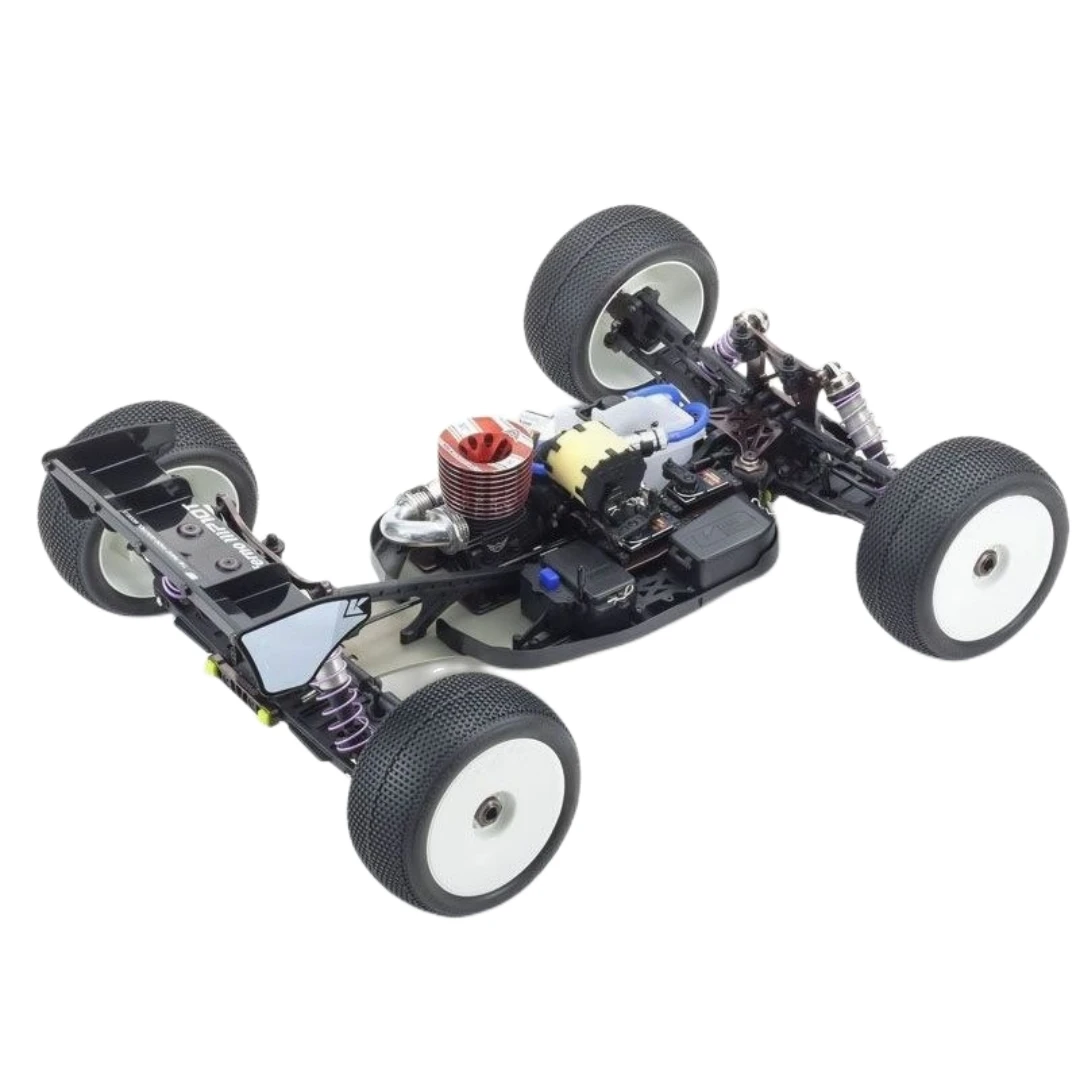 MP10T 1/8 Kyosho MP10T Truggy Clear Body z lekkimi naklejkami