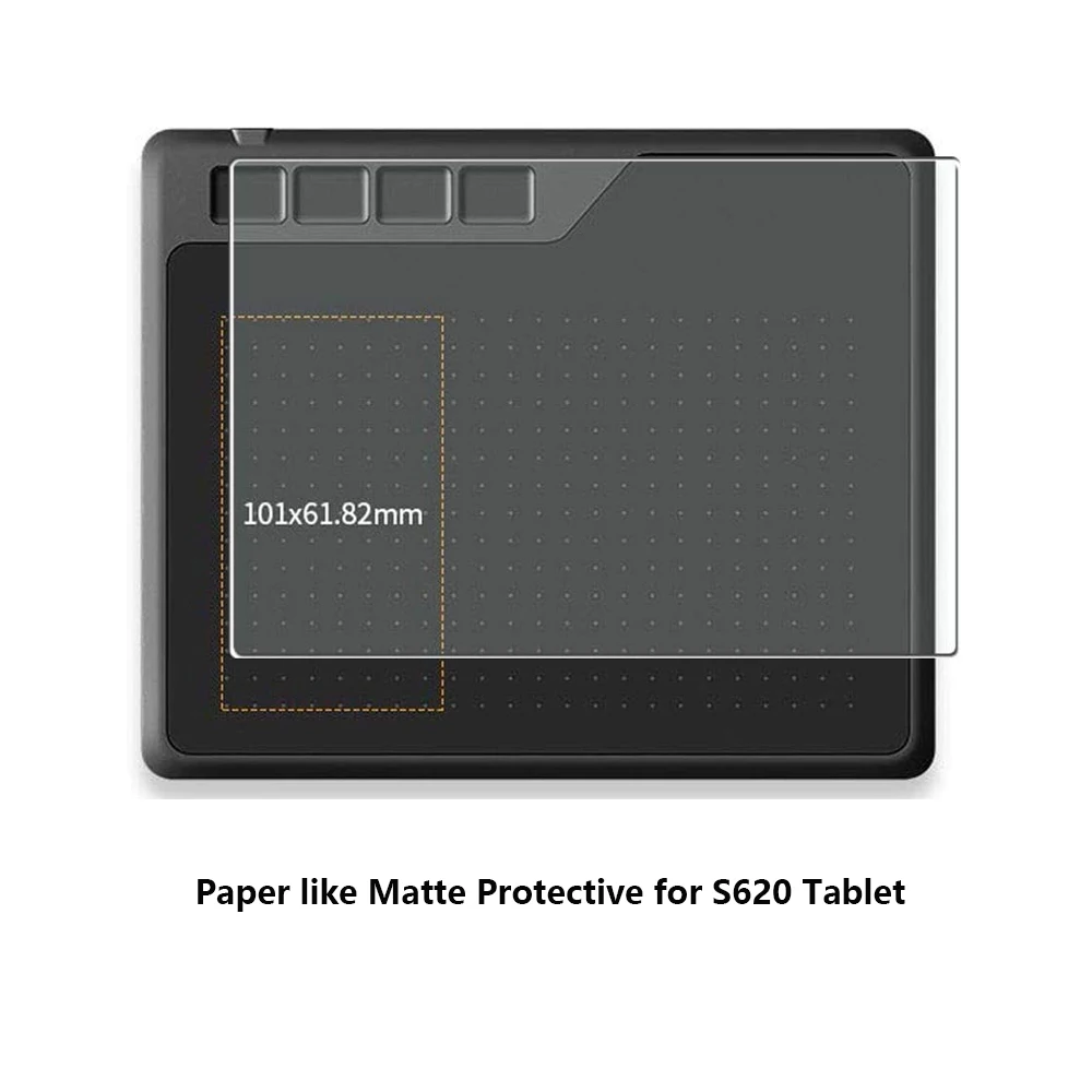 

Protective Paperlike Matte Film for Graphics Drawing Tablet gaomon S620