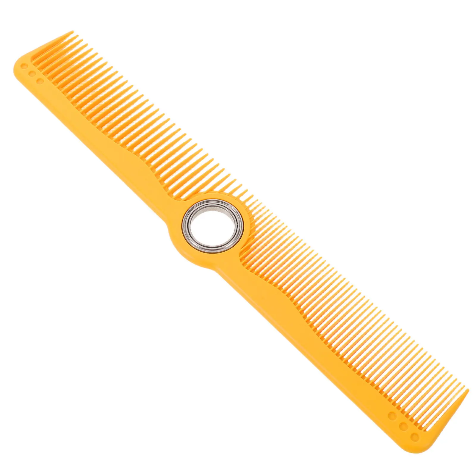 Rotating Hair Comb Yellow Spinning Barber Comb Heat Resistant Anti-Static Salon Styling Haircut Cutting Professional Tool