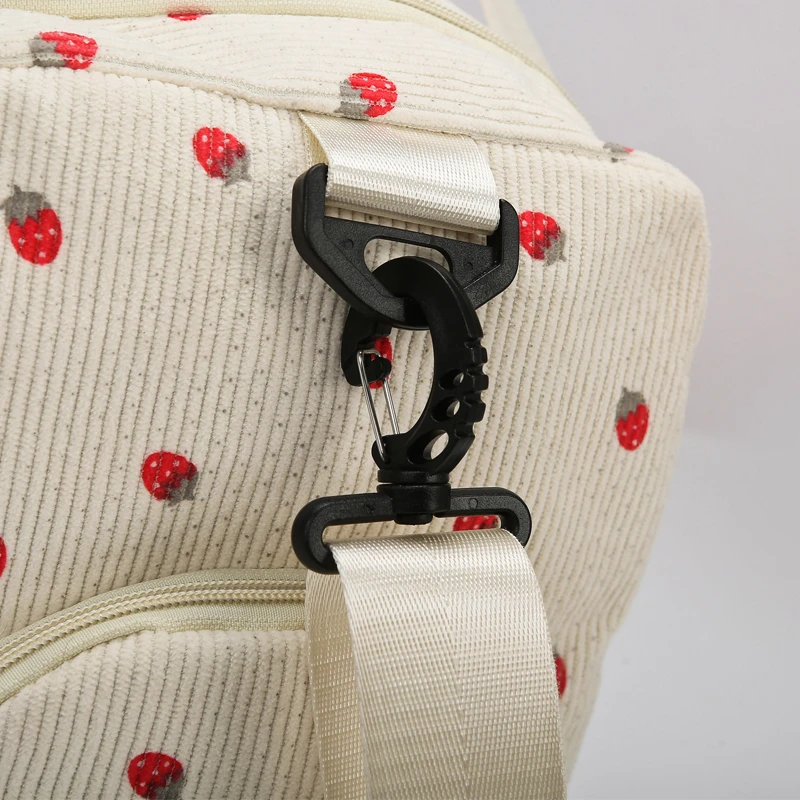 Corduroy Travel Duffle Tote 25