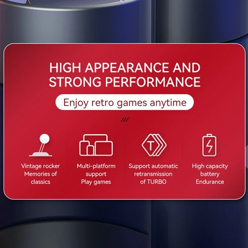 Wireless Arcade Game Console+2.4G Adapter Bluetooth Joystick Controller For Nintendo Switch PS4 PS3 PC Mobile Phone Durable C