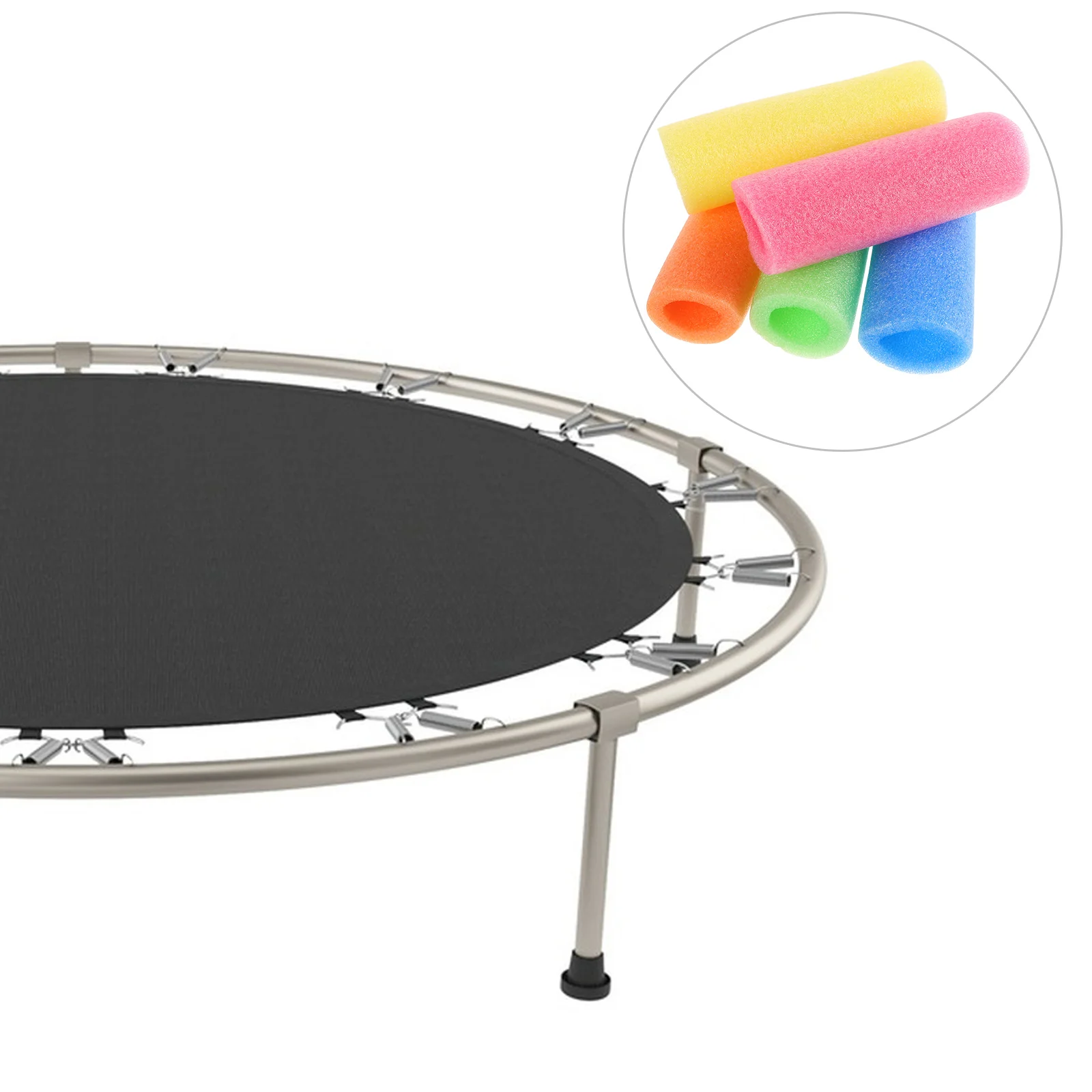 

10 Pcs Trampoline Spring Cover Protective Cotton Safety Pad Replacement Parts Foam Sleeve Universal Compatibility Hollow Tube