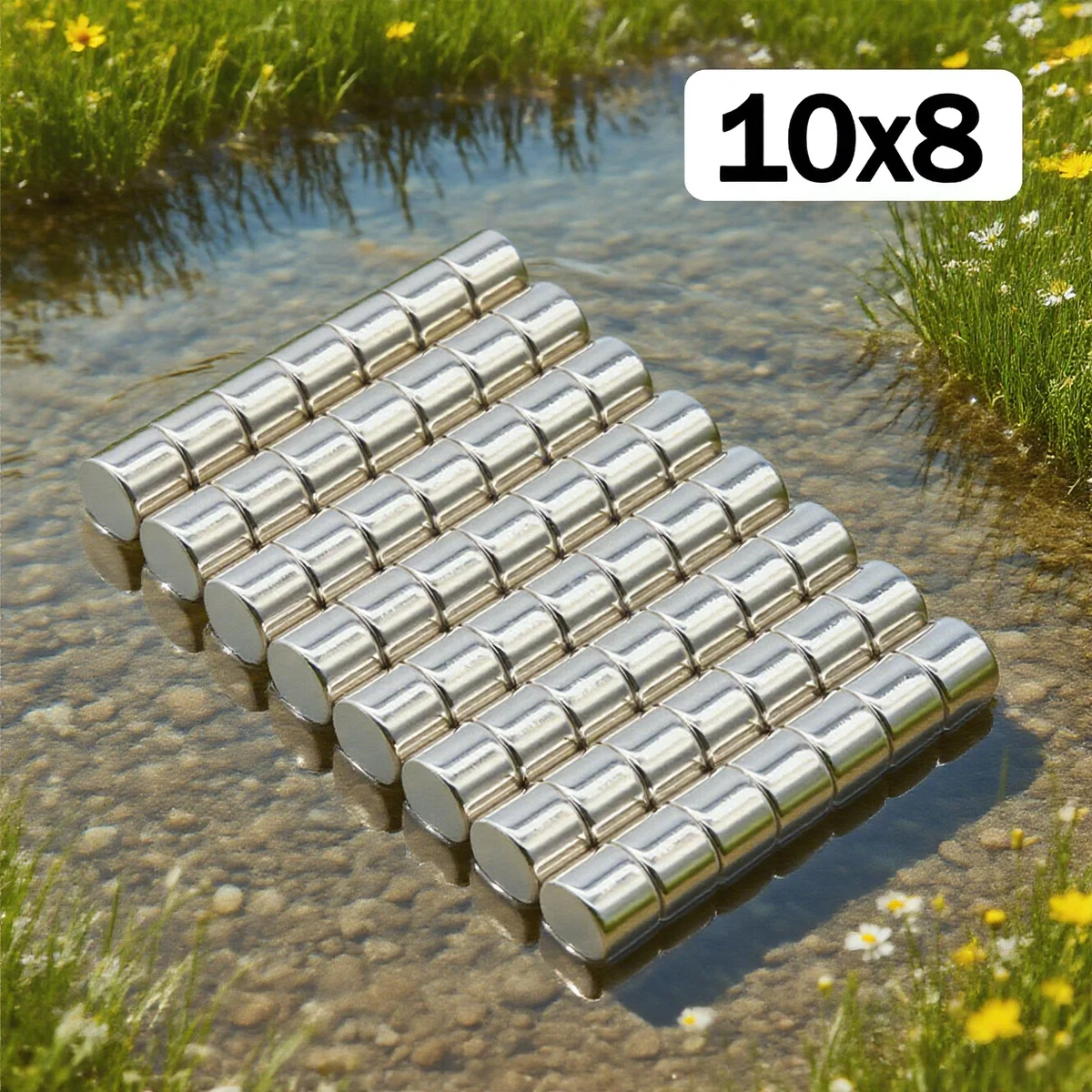 

10X8MM Powerful Neodymium Magnet Round Super Strong Magnets N35 NdfeB Permanent Magnetic imanes Refrigerator Magnet