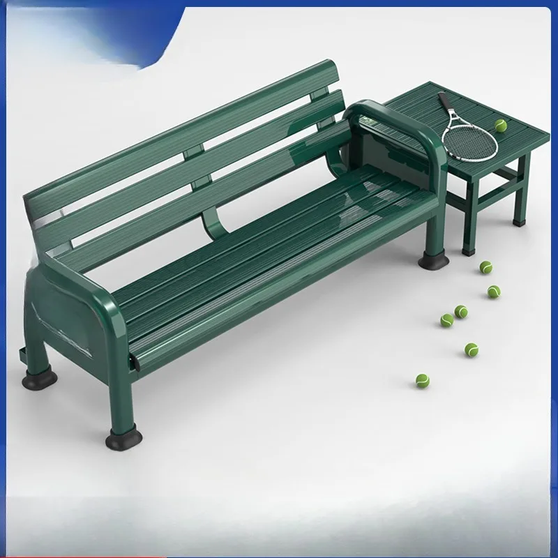 Rest Chair Aluminum Outdoor Seat with Backrest Bench Combination Tennis Racket Tennis