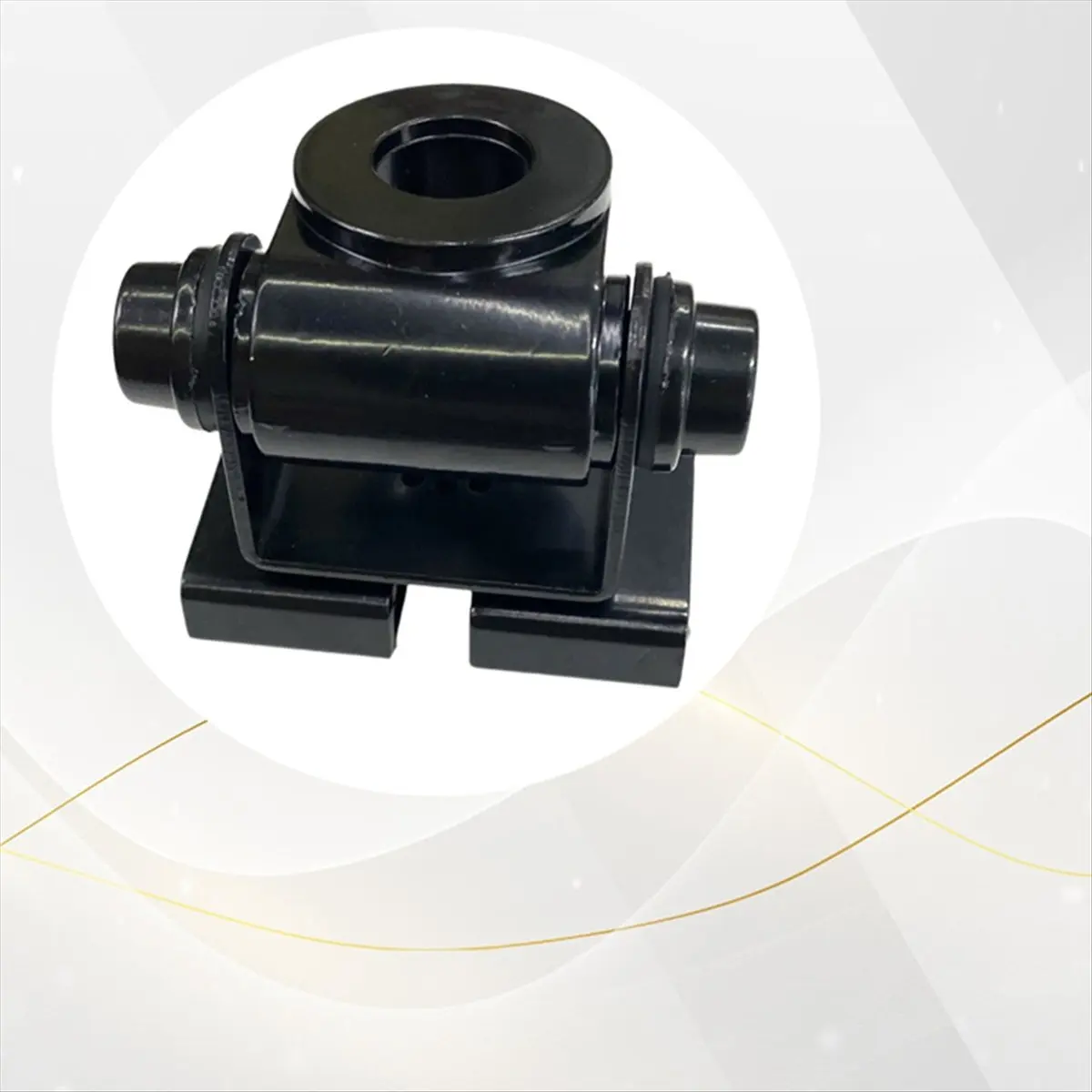 ABUQ nuevo soporte de montaje de Clip de antena de coche soporte de fijación de montaje de antena de Radio de coche para Radio CB de coche Radio Ham negro