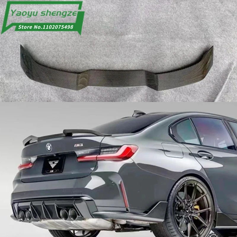 

For BMW M3 M4 M5 G20 G82 G80 G30 F90 2021-2022 High Quality Real Carbon Fiber Car Rear Wing Trunk Lip Spoiler