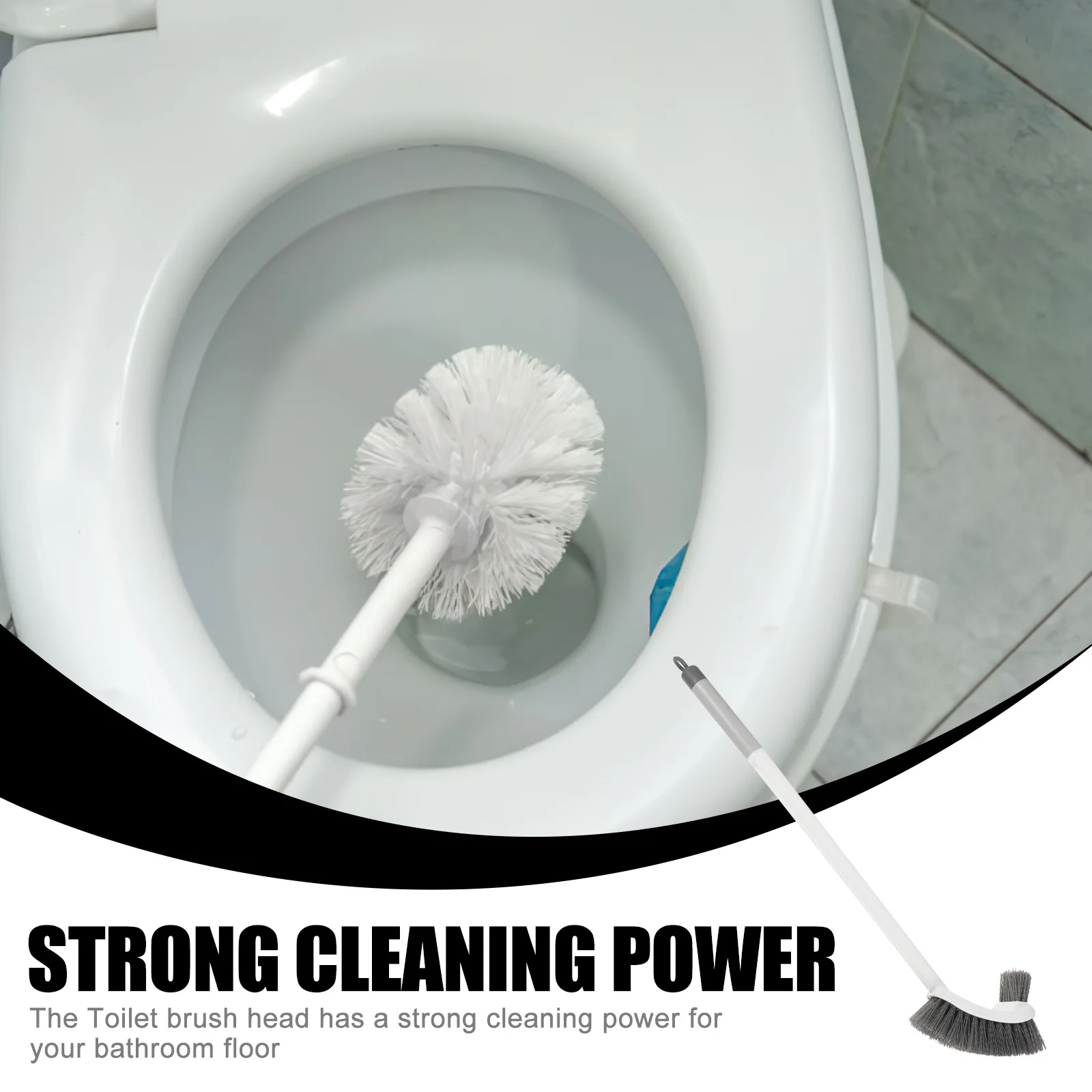 

Sturdy Plastic Floor For Bathroom Bathtub Cleaning Home Use Utility Scrub Brush Toilet Scrubber Tool Broom Brush