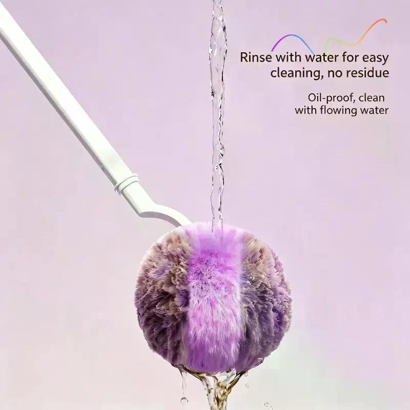 Multi-Functional Wall-Mounted Toilet Brush Set With Silicone Bristles And Holder, 3 In 1 Bathroom Cleaning Kit