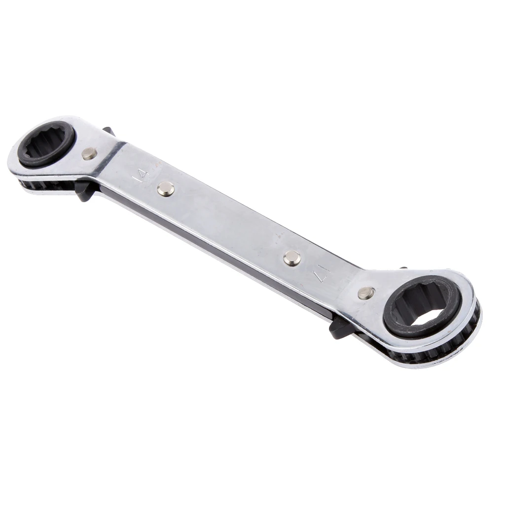 Set di adattatori per chiavi a cricchetto Strumento in acciaio metrico argento Chiave offset Utensili meccanici per riparazioni di officine auto