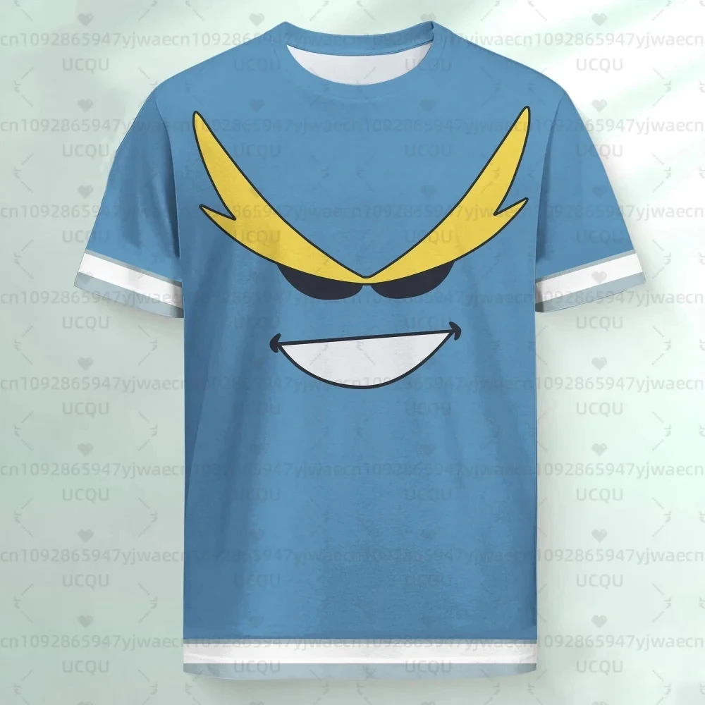 Summer Men's Women's My Hero T-shirt My Hero Academia Nonno 5th Edition Jersey T-shirt Tops All Might Anime Fan Gift