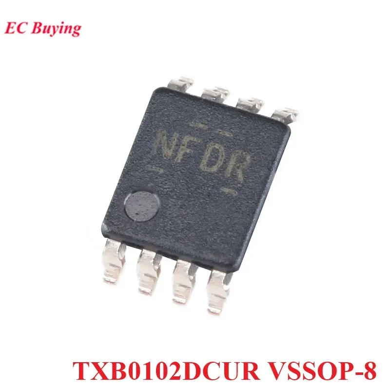 10pcs/1pc TXB0102 TXB0102DCUR NFDR VSSOP-8 2-bit Bidirectional Voltage Level Converter Chip IC New Original