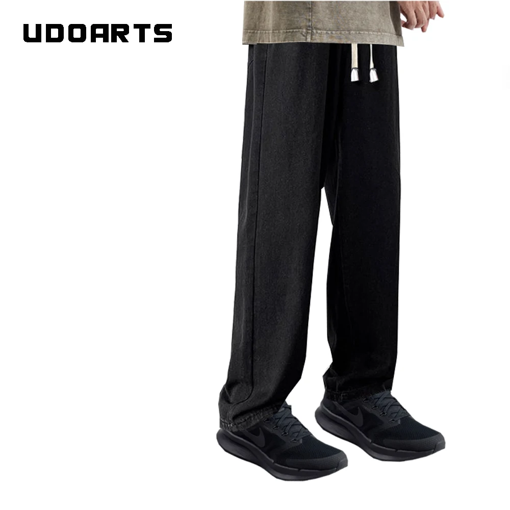 Udoarts Men's Everyday Cotton Jean Pants（Sports Version）