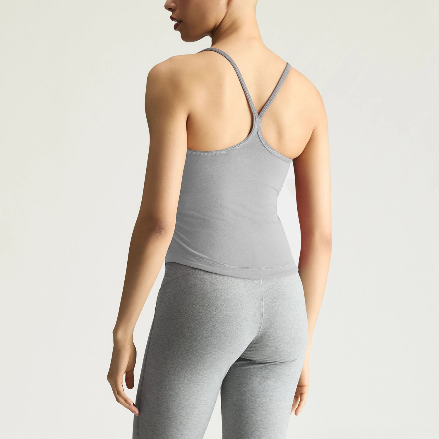 Adidas genuine women's fashionable detachable chest cushion short sports vest KR3084
