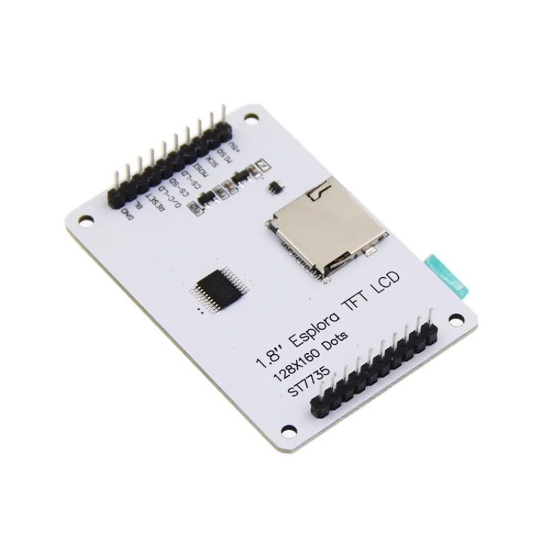 Módulo de Tela LCD TFT, Tela Colorida, Porta Serial SPI, 1.8 "Display, Mínimo 4 IOS