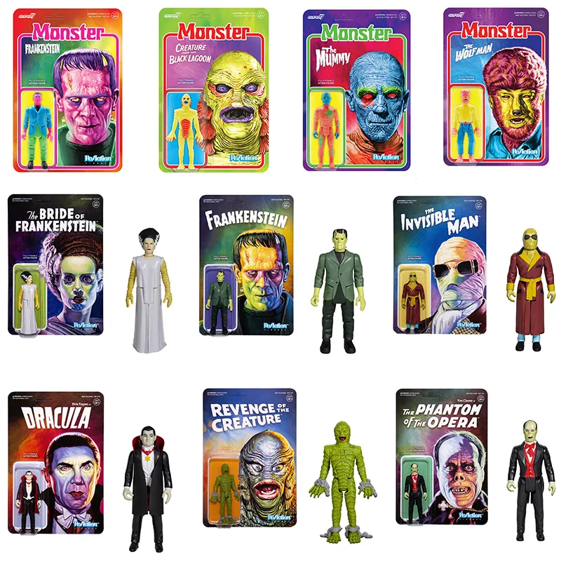 

Original Super7 Universal Monsters PVC LuminousPosable Action Figre Model Toys Collectible Figure Model Toys Limited Collections