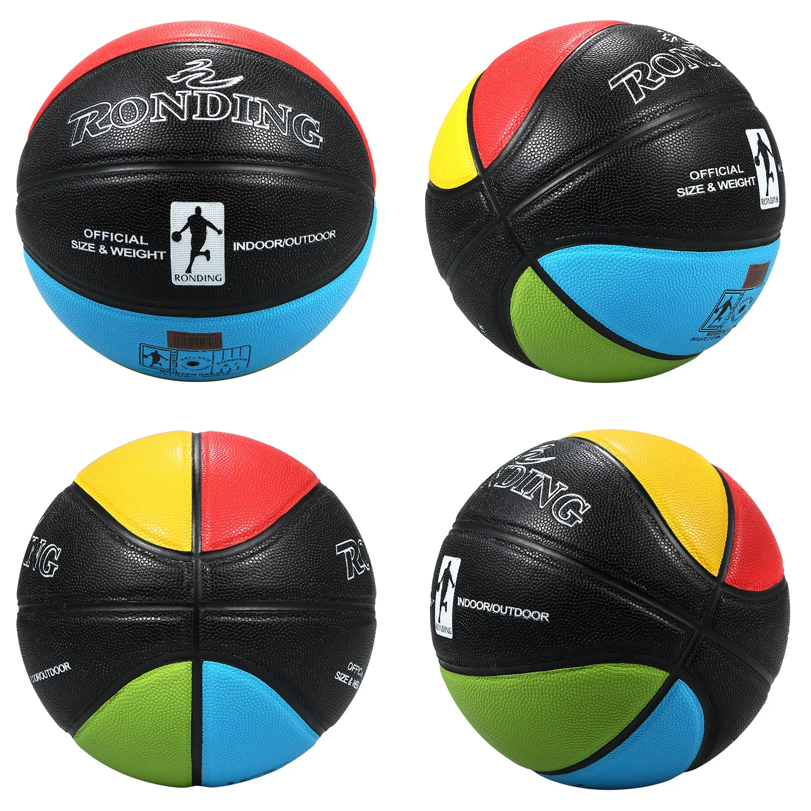 ネットバッグと針が付いた公式バスケットボール,屋外と屋内のトレーニングボール,pu素材,送料無料