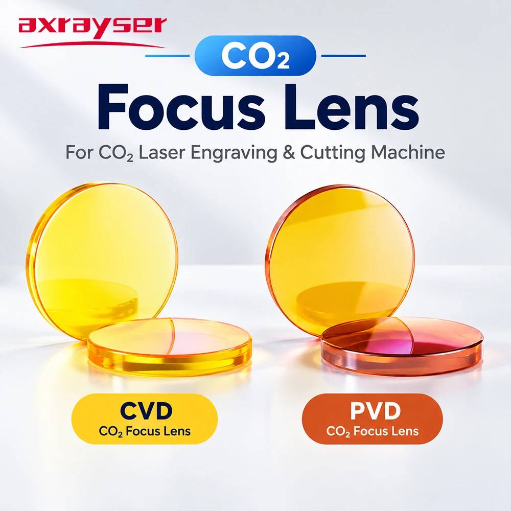 PVD/CVD 1/5PCS Dia.12/18/19.05/20/25mm Focal Length 38.1/50.8/101.6mm CO2 ZnSe Focus Lens Laser Lens For Laser Engraving Machine