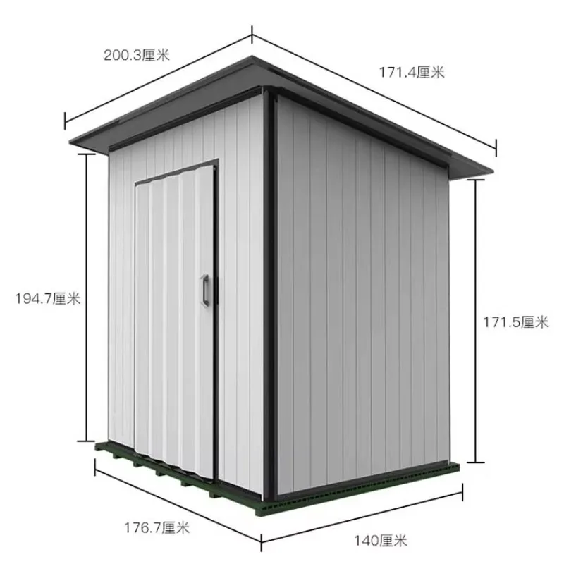 Hot Sale Garden Storage Shed  Plastic Tool Shed PVC Plastic House Storage
