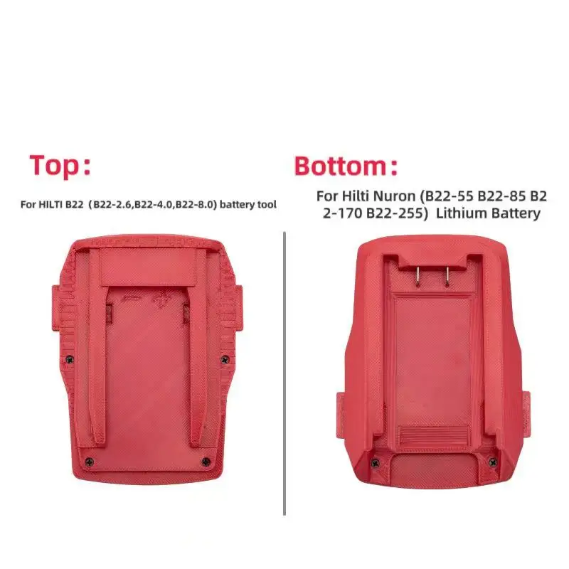 Convertidor/adaptador para Hilti Nuron (B22-55 B22-85 B22-170 B22-255) uso de batería de litio para herramientas de la serie de baterías HILTI B22