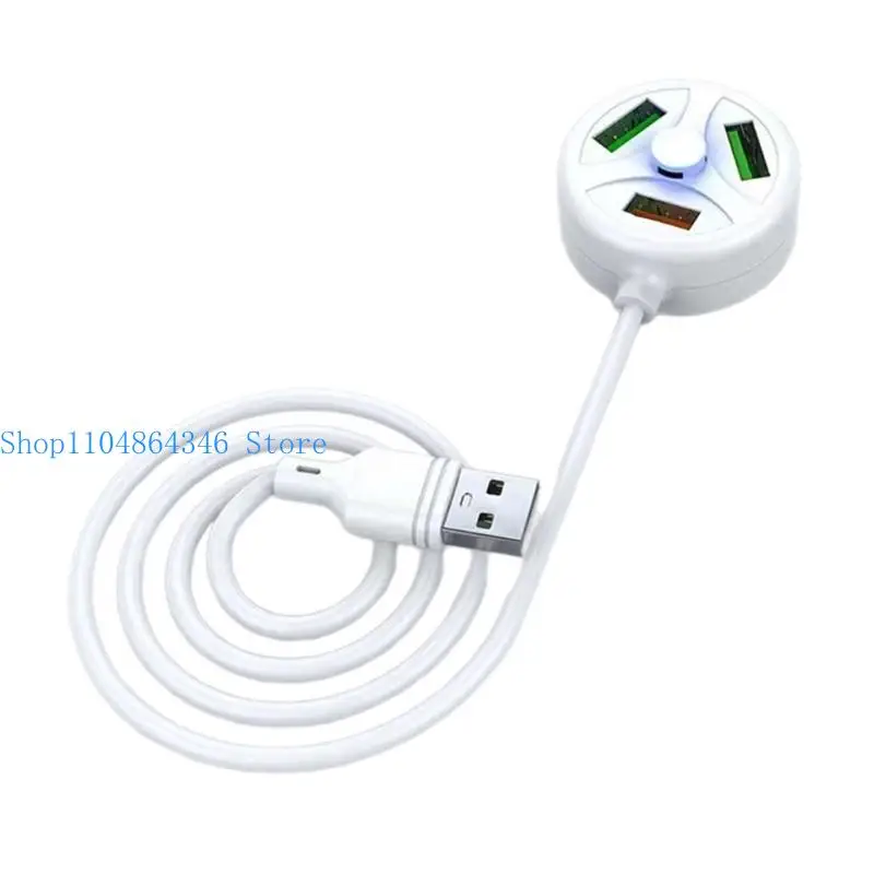 

5asd Convenient USB Charging Hub USB Extender for Charging 3 Phones Simultaneously