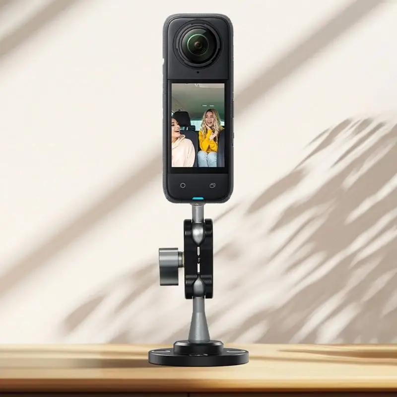 

Professional Aluminum 3/8" Threaded Mount For Photography Lights Mobile Devices Stable Wall Desktop Installation Solution