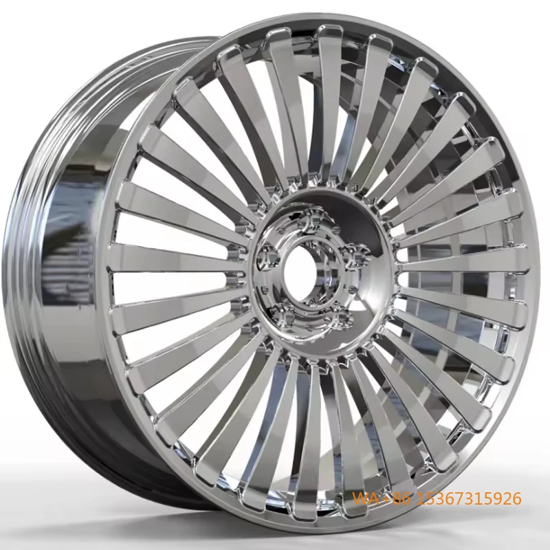 

Custom OEM New Aluminum Alloy Forged Concave Multi Spokes Wheels 15-26 Inch Silver Finish 40mm/30mm ET