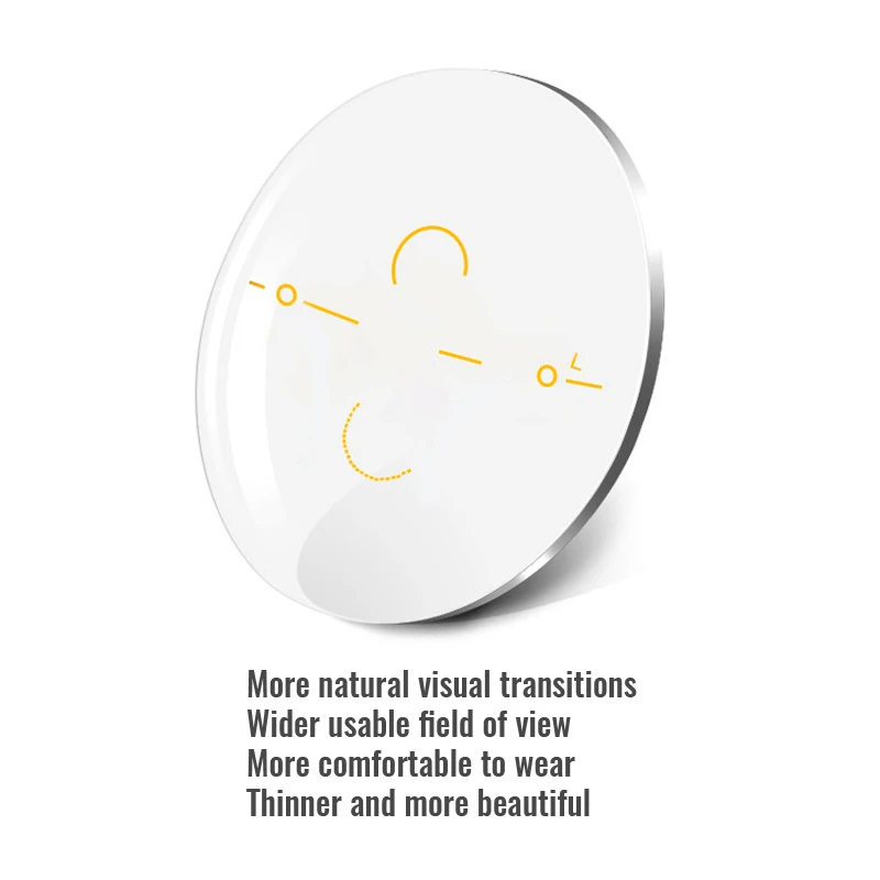 Toketorism Multifocal Lenses Customize Photochromic Anti Blue Light Progressive Prescription Glasses