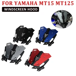 Motorcycle Accessories Front Windshield Wind Deflector Windproof Guard Windscreen For Yamaha MT15 MT-15 MT125 MT-125 MT 15 125