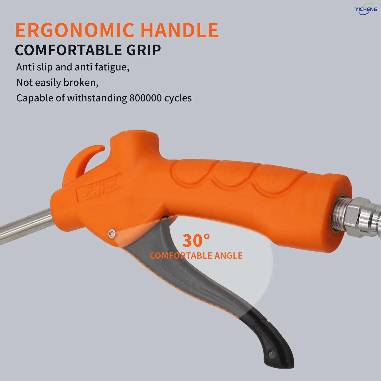 PNEUMATIC Industrial Air Blow Gun with,Pneumatic Air Compressor Accessory Tool Dust Cleaning and Blower Gun （1 set）