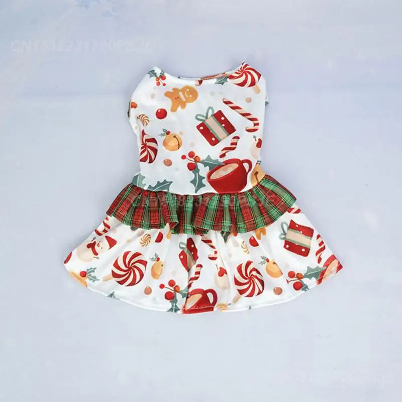 2/3/4PCS Cute Dog Skirt Lattice Soft And Warm Pet Skirt Household Products Plaid Skirt Dog High-quality Materials Dog Skirt