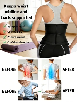 Haven's Waist Trainer, Waist Tightening Bodywear Zipper - Image 3