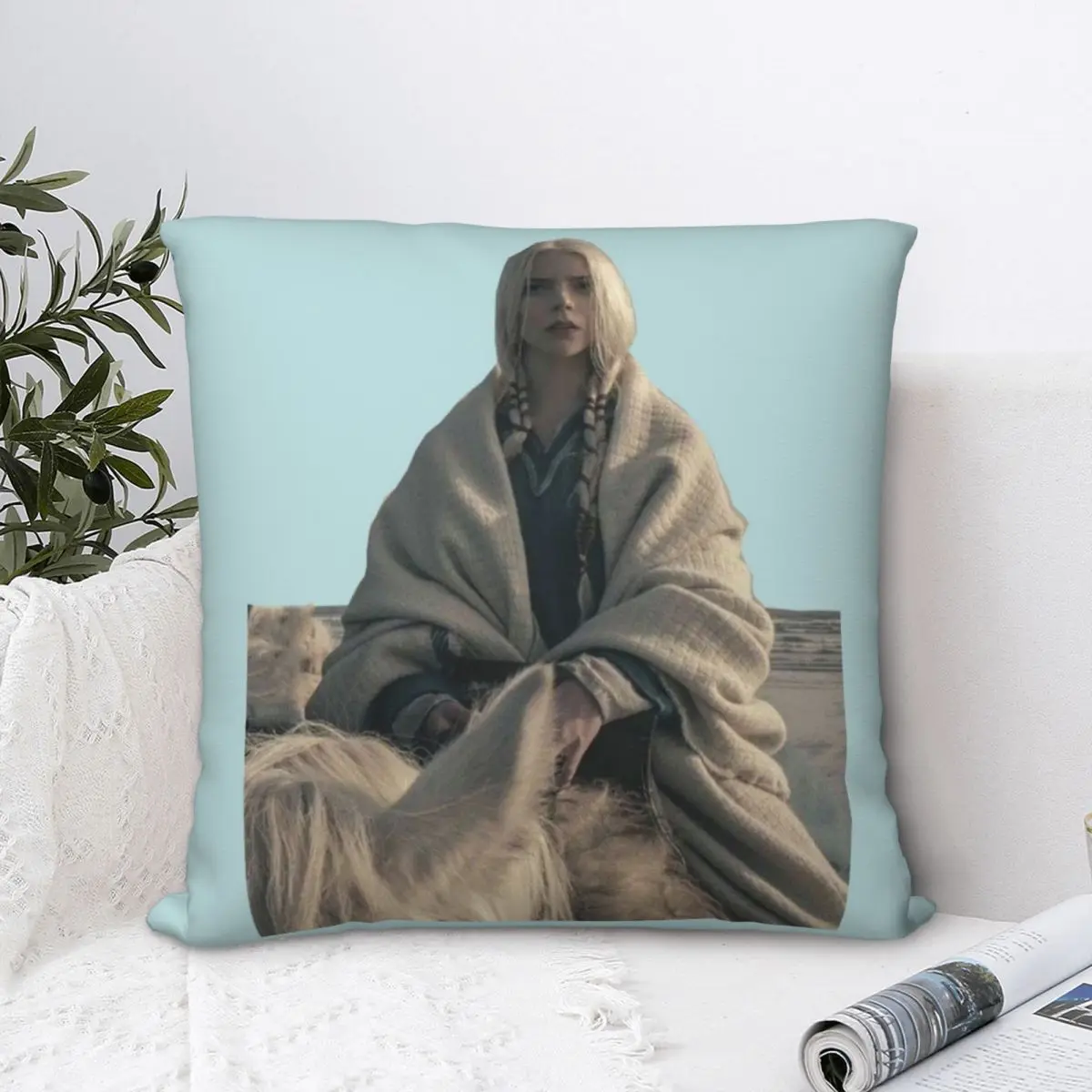 

Olga The Slavic Sorceress Square Pillowcase Polyester Pillow Cover Velvet Cushion Decor Comfort Throw Pillow For Home Car