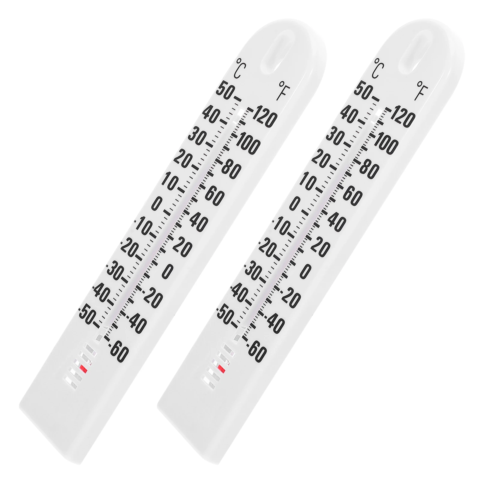 

2 Pcs Indoor Thermometer Greenhouse Wall-mounted Interior for Home Temperature Monitor Portable Room Plastic Humidity
