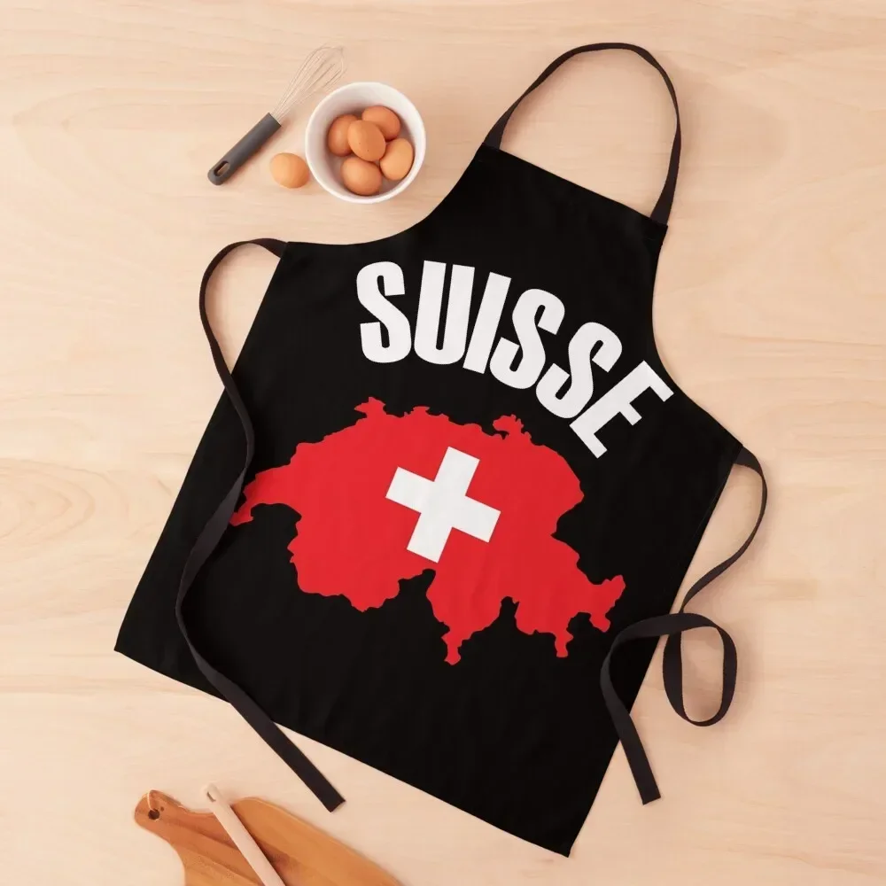 

Switzerland - Suisse Map Apron Home And Kitchen Hairdressing Apron