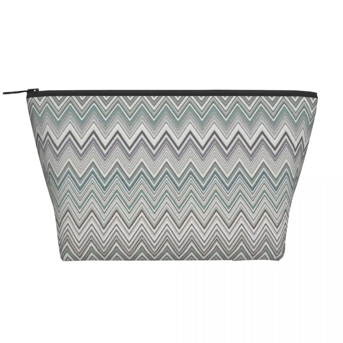 

Travel Boho Chic Chevron Toiletry Bag Cute Modern Bohemian Cosmetic Makeup Organizer Beauty Storage Dopp Kit Case