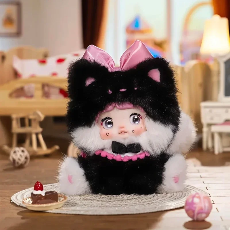 Nommi Sitting Zoo Series Blind Box Leuke Nommi Anime Figuur Pop Mystery Box Verrassingstas Speelgoed Pluche Hanger Kerstmeisje Geschenken