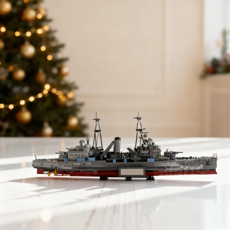 

5557 деталей MOC HMS Belfast Refit WW2 Creator Expert, конструктор, креативный подарок, DIY, декор для демонстрации, премиум-класс для взрослых и детей, настольный декор