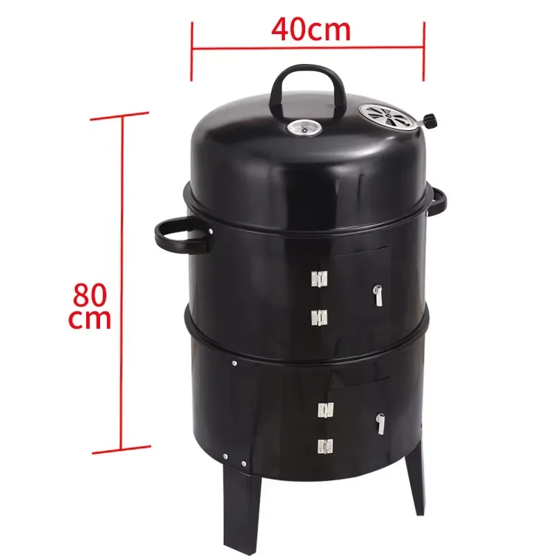 3 in 1 Smokeless Large Charcoal Grill Outdoor Party Charcoal Grill