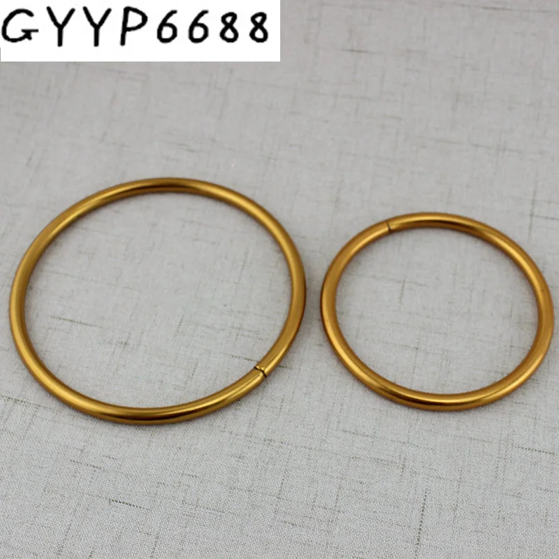 

2pcs 20pcs Non Welded Rings 75mm o rings bags' accessories alloy Backpack connector Harness Bag Parts Belt Buckles DIY