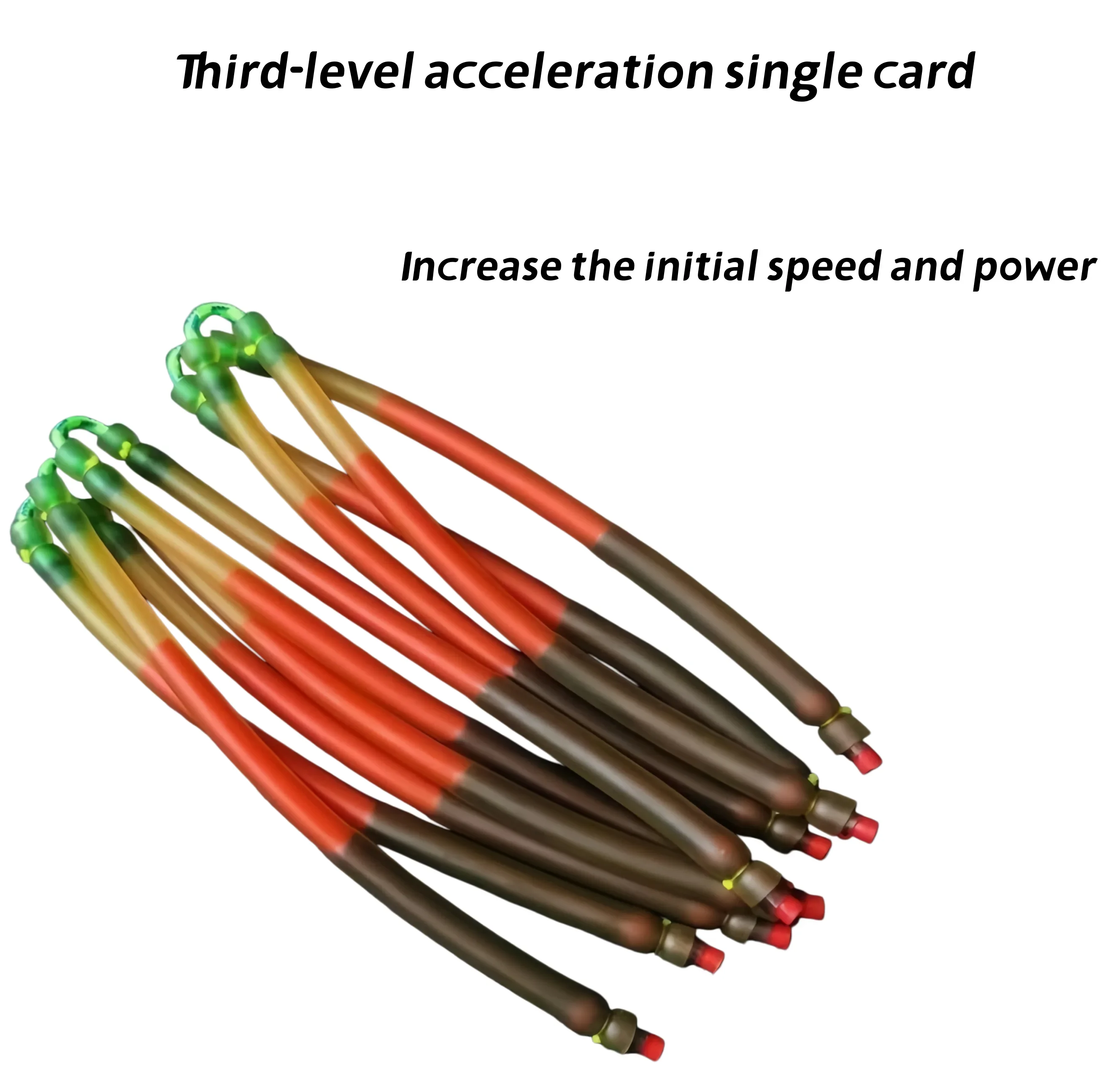 High Strength Slingshot Rubber Band 1/5Pcs Three-level Acceleration Elastic Tube Catapult Fish Dart Shooting Replacement Parts