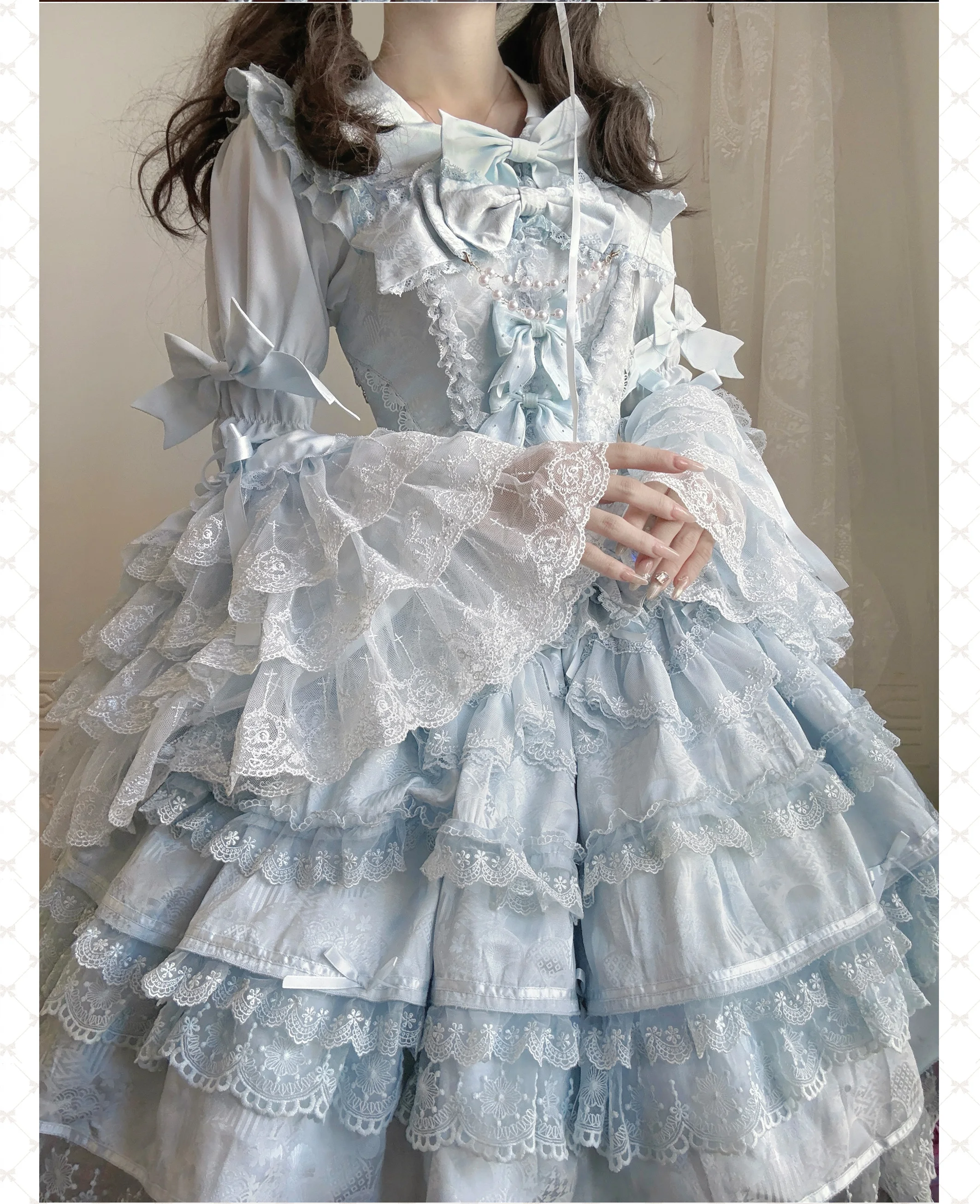 Vestido preto outono novo estilo casamento pesado artesanato vestido de princesa 2025 vestido de bolo em camadas feminino y2k vestidos cor hortelã jsk