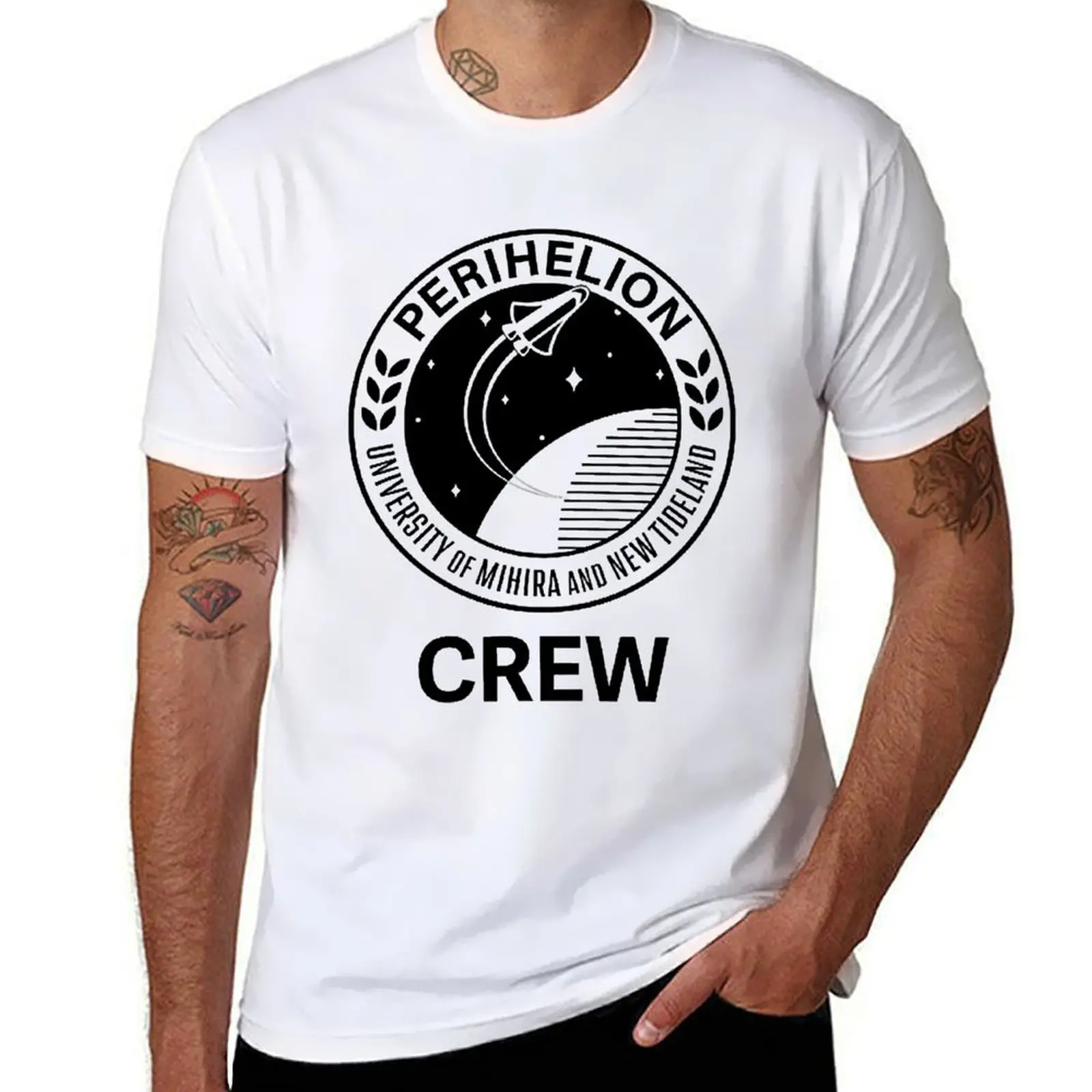 

équipage du périhélie T-Shirt t shirt man plain funny t shirts cotton T-Shirt