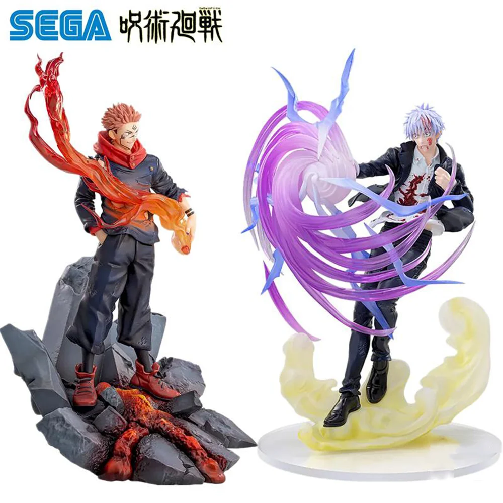 Sega Jujutsu Kaisen Figure Luminasta Series Ryomen Sukuna Satoru Gojo Action Figure Scene Figurine Model Toys Kids Xmas Gift