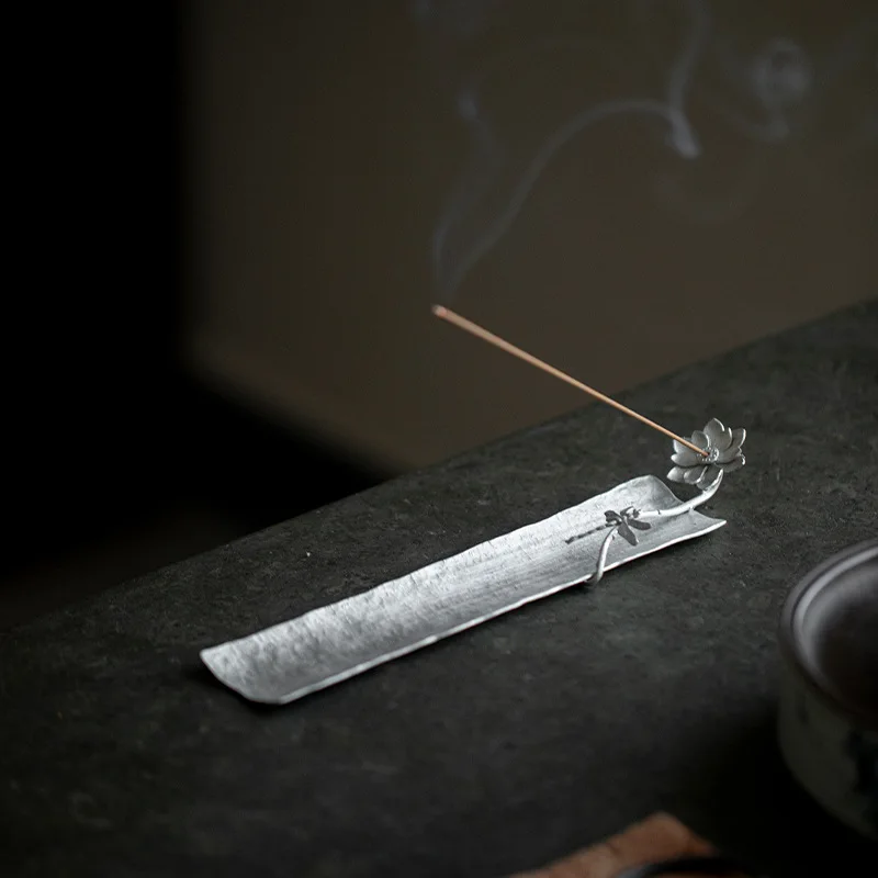 

Оловянные подставки для благовоний ручной работы, доски и горелки для благовоний, бытовые подносы для благовоний, чайные столики и украшения для чайной комнаты, украшение для дома