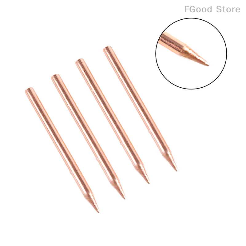 2Pcs 18650 Power Battery Double-headed Point Welding Needle Spot Welder Electrode Tip For High Detailed Projects 3mm Butt-joint