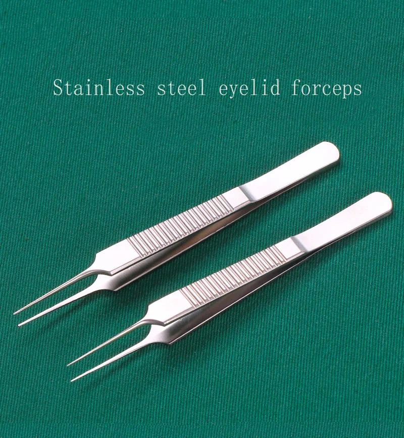 ODancing-Forceps légiides micro à dents, double forceps gras légiides, forceps de ligne, 10cm, crochet 0.4, forceps à plateforme 0.6