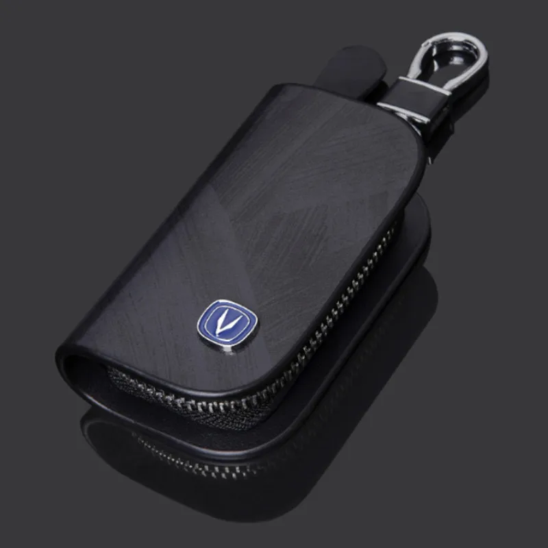 Universal Car Key Bag Cover Case Leather Key Wallet For Opel Chevrolet Hyundai Jeep Mazda Nissan Toyota Infiniti Car Accessories